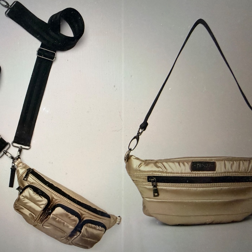 Think Royln Pearl Cashmere Triple Threat Sling /Belt Bag - Picture 2 of 4